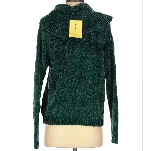 Michael Kors NWT Green Cowl Neck Sweater SIZE SMALL - Picture 4 of 9
